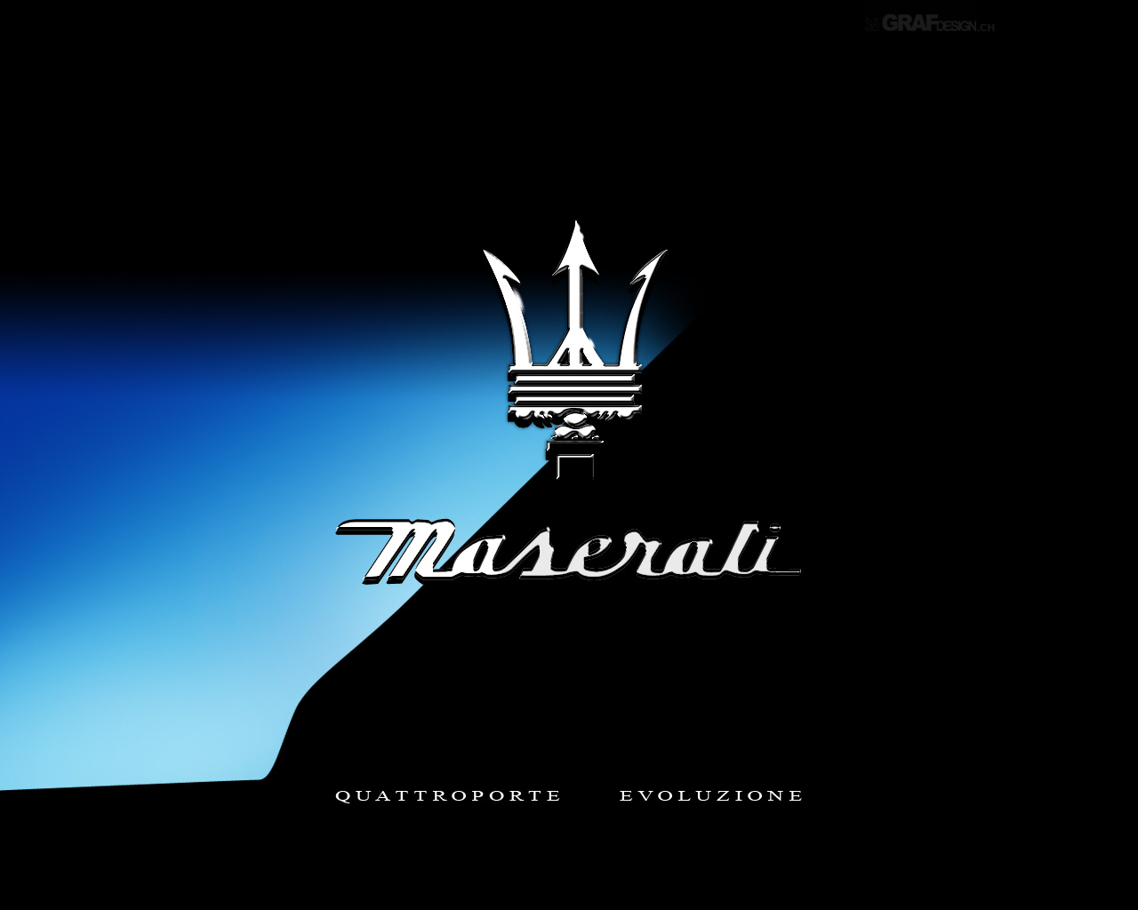 maserati emblem wallpaper